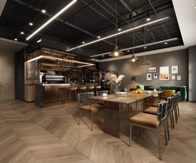 现代咖啡厅3D模型下载